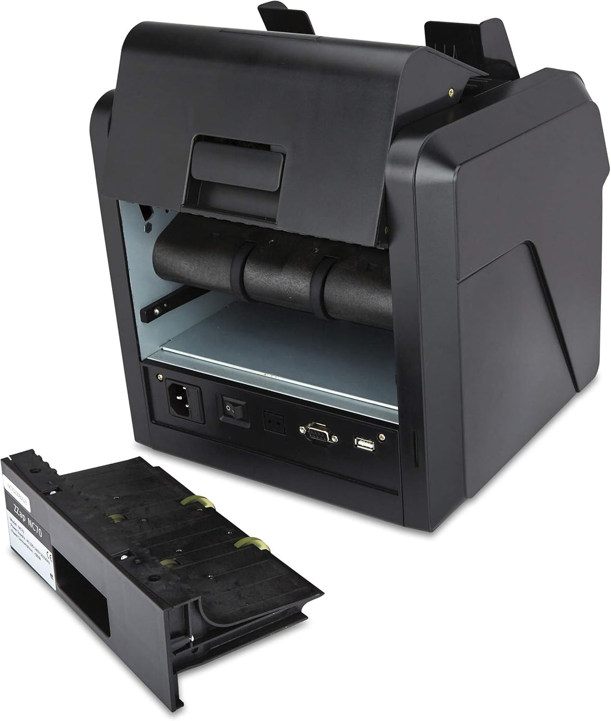 Mixed Denomination Bill Counter 2 Pocket Sorter Counterfeit Detector M1047