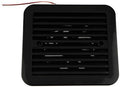 12V Silent Cooling Fan Side Exhaust Port Air Fan Ventilation Fan Black Pack of 2 S194984