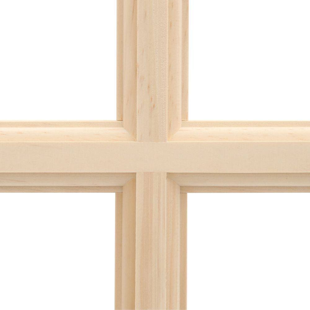 Unfinished Pine Solid Core Wood Bi-Fold Door Z7144