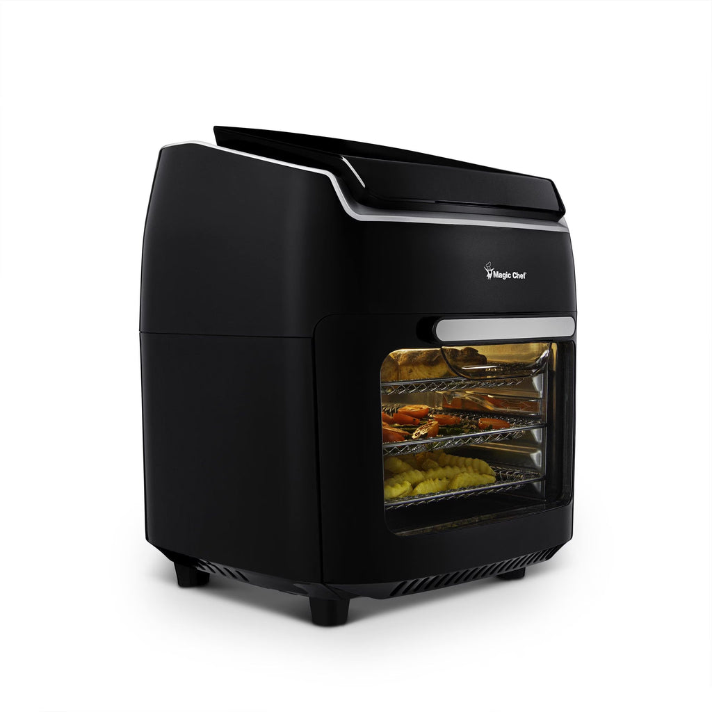 10.5 Quart Air Fryer, Rotisserie, Dehydrator and Convection Oven with 3 Cooking Racks and Drip Tray Q9933