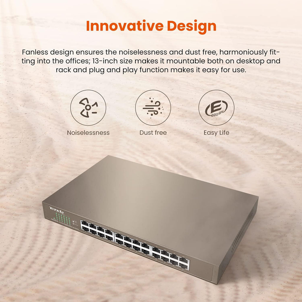 24 Port Gigabit Unmanaged Ethernet Switch U846562