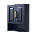 Dark Blue Wall-Mounted Storage Cabinet D665770