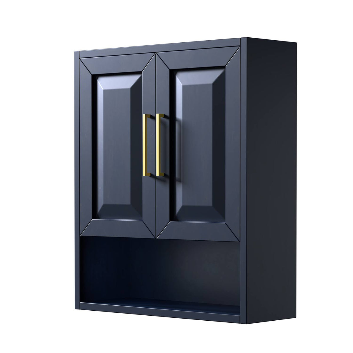 Dark Blue Wall-Mounted Storage Cabinet D665770