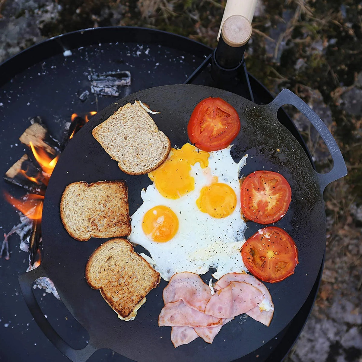 48Cm Griddle Pan Grill With Legs L2163