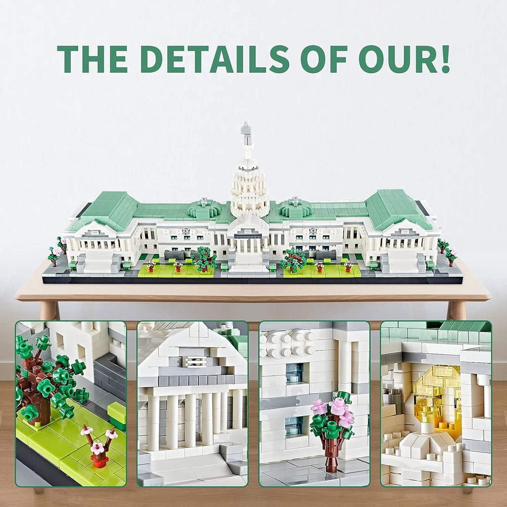 Micro Block Capitol Architecture Model Kit K873074