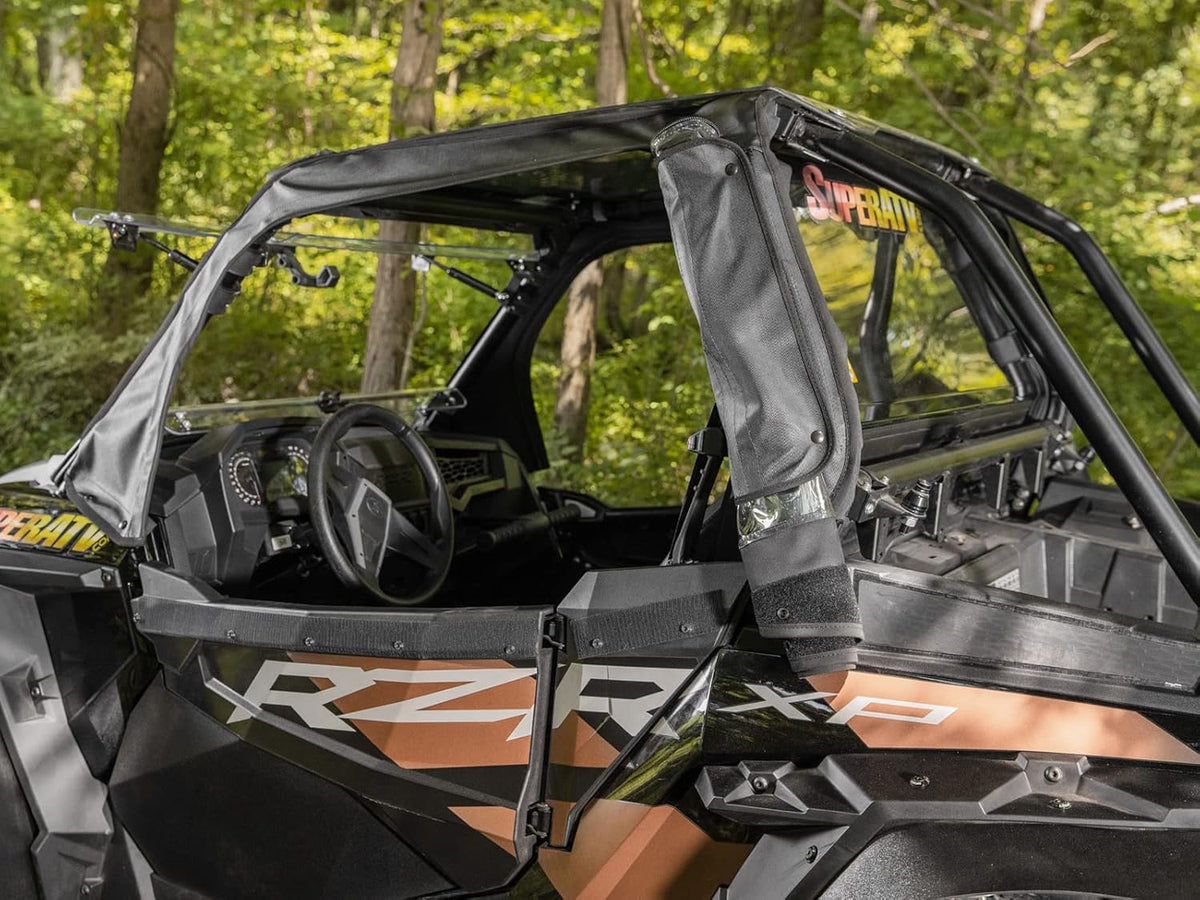 Soft Cab Enclosure Upper Doors with Clear Polycarbonate Rear Windshield N7502