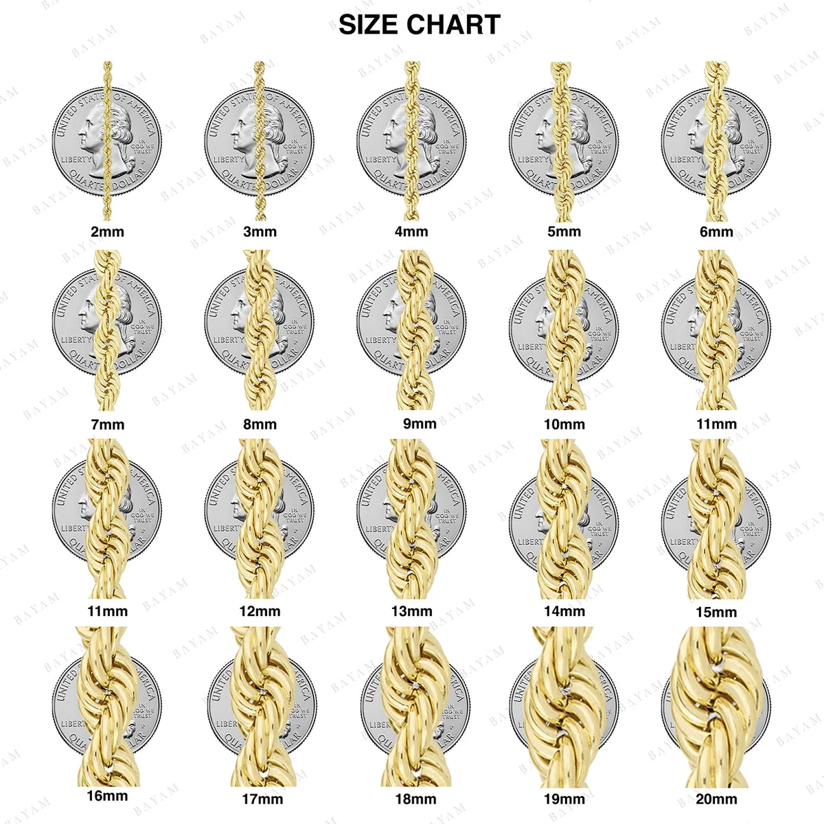 Real 10K Yellow Gold Chain Necklace X605