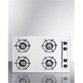 White 4 Burner Gas Cooktop O978954