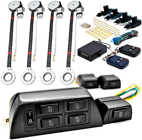 4x Door Car Power Window Keyless Door Unlock Kit B754
