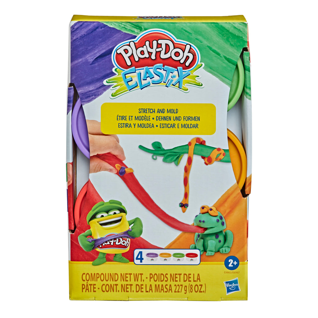 Play-Doh Elastix 4 Cans of Dough T989805