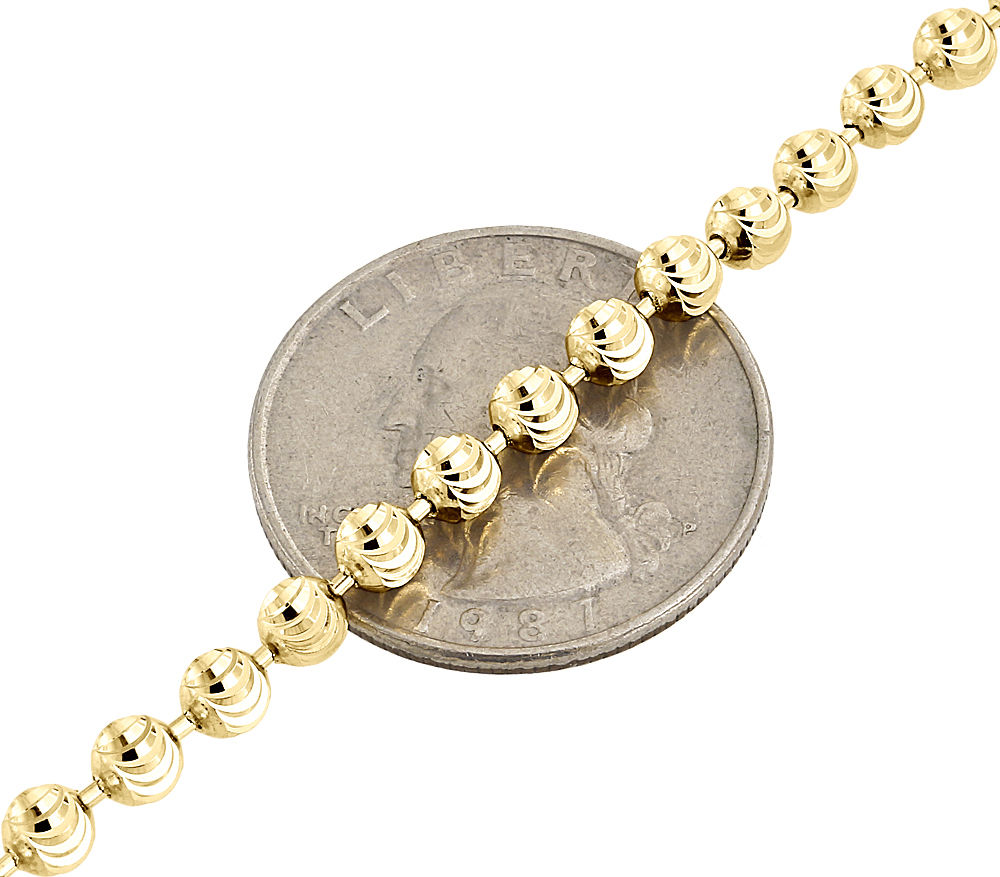 10k Yellow Gold Link Chain Necklace 30" L597