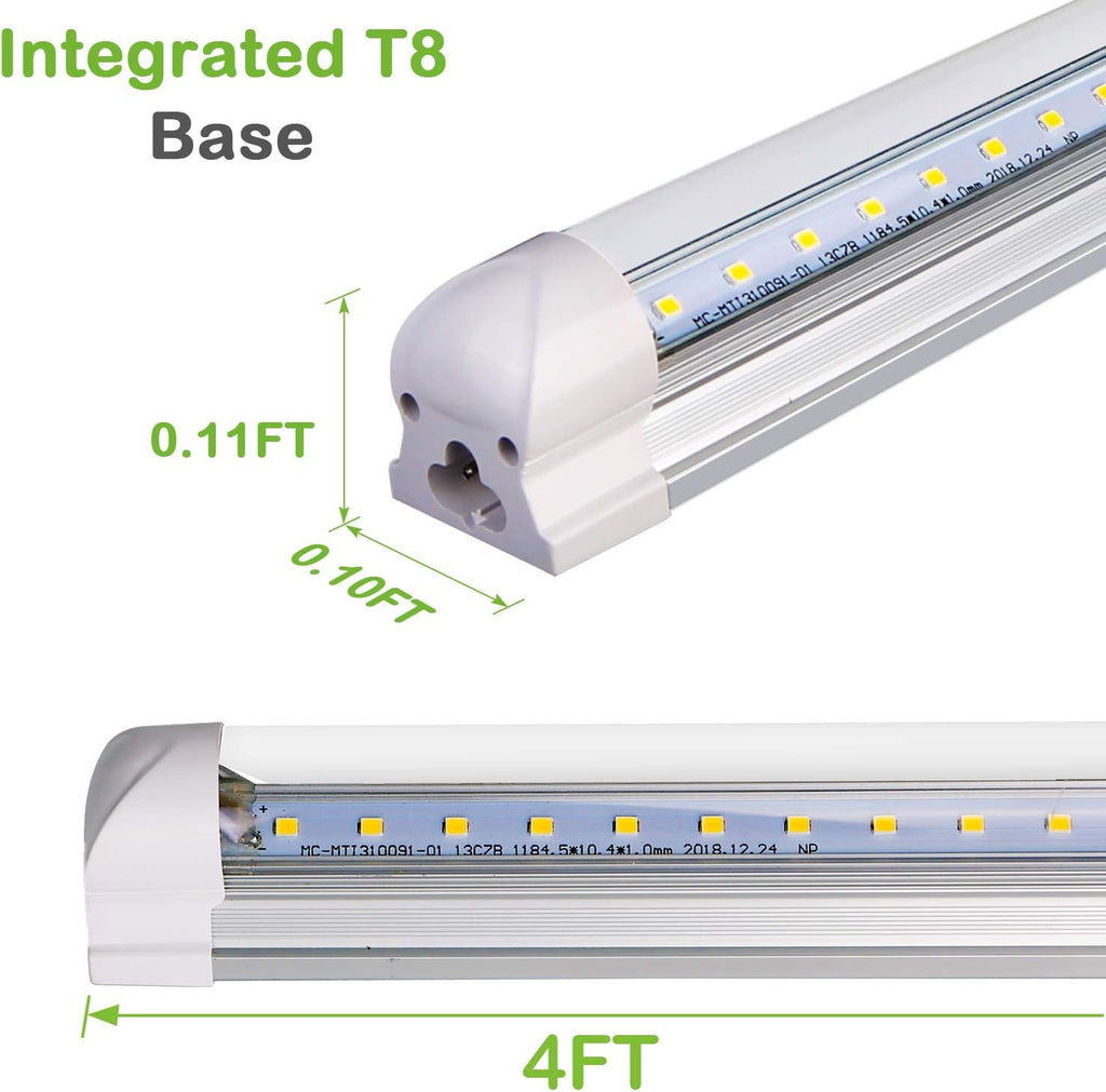 4FT LED Shop Light, 40W, 6500K, 10 Pack O8322