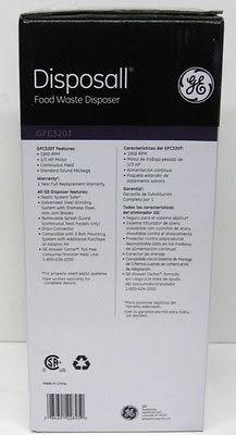 Black Continuous Feed Food Waste Disposer T83097