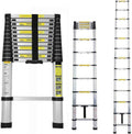 12FT Aluminum Telescoping Folding Ladder, 330lbs Max Load Capacity A62089