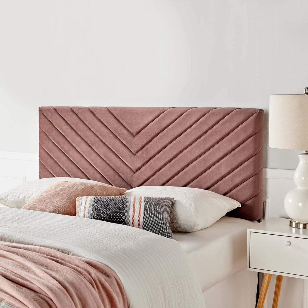 Teal Performance Velvet California King Headboard L59249