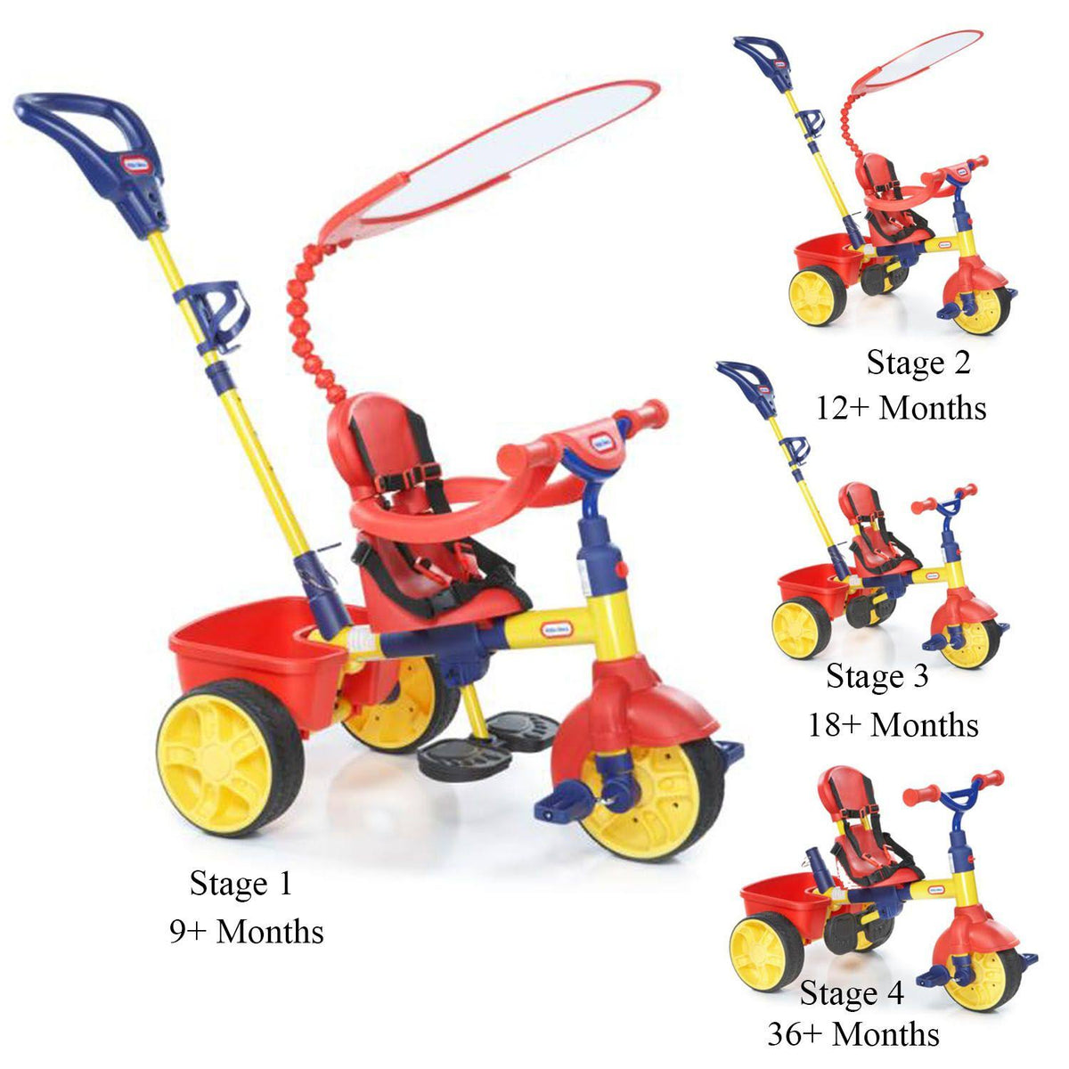 Red 4-in-1 Tricycle B871847