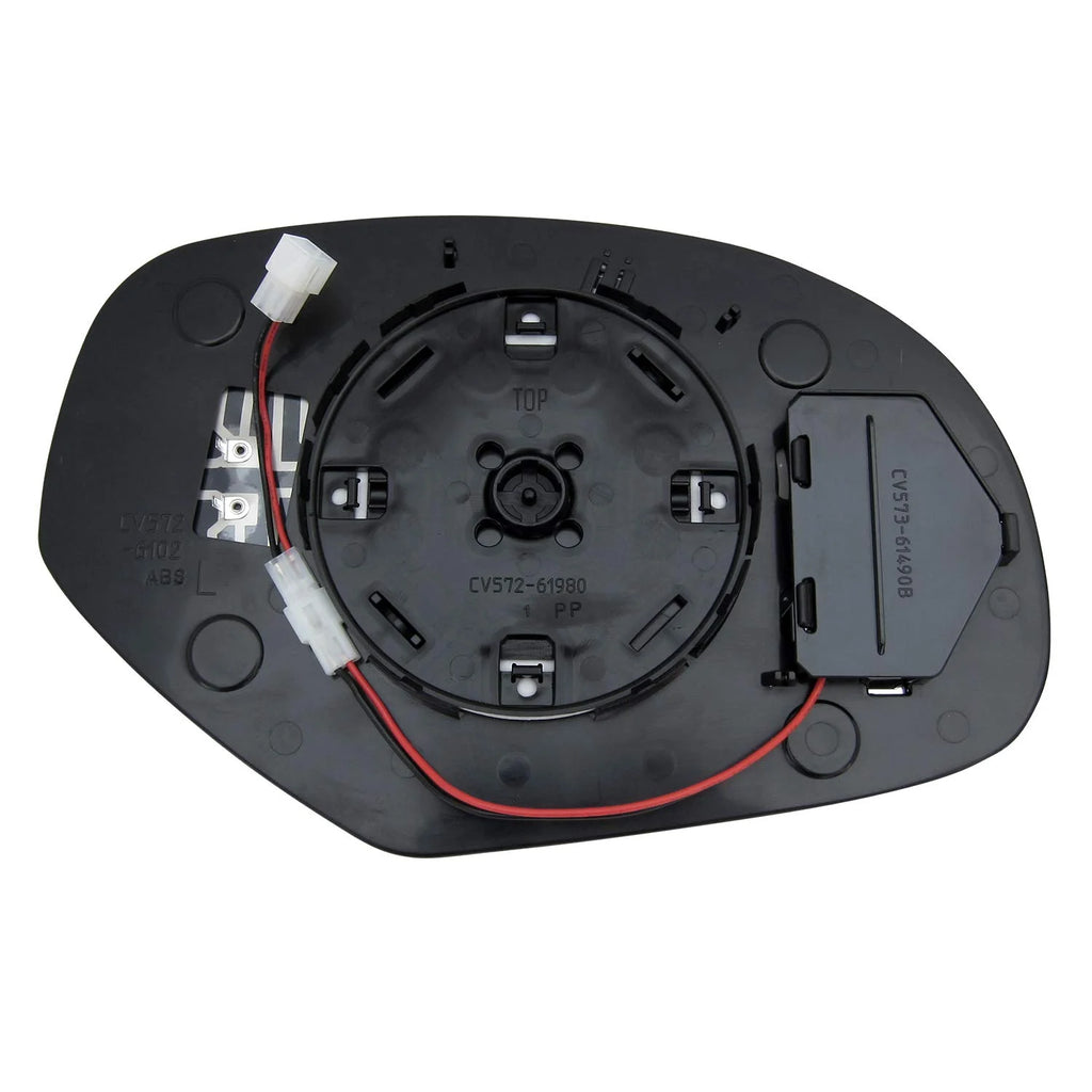 Driver Side Door Mirror Glass Replacement with Plastic Backing Defrost Signal K676771