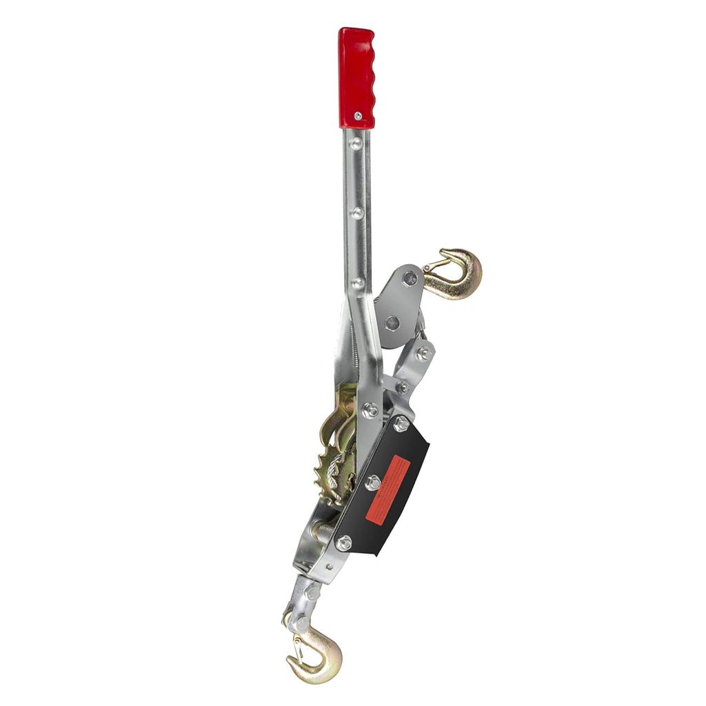 8000lb 2 Gear 2 Hooks Ratchet Puller with Cable Rope, Pack of 2 G1078