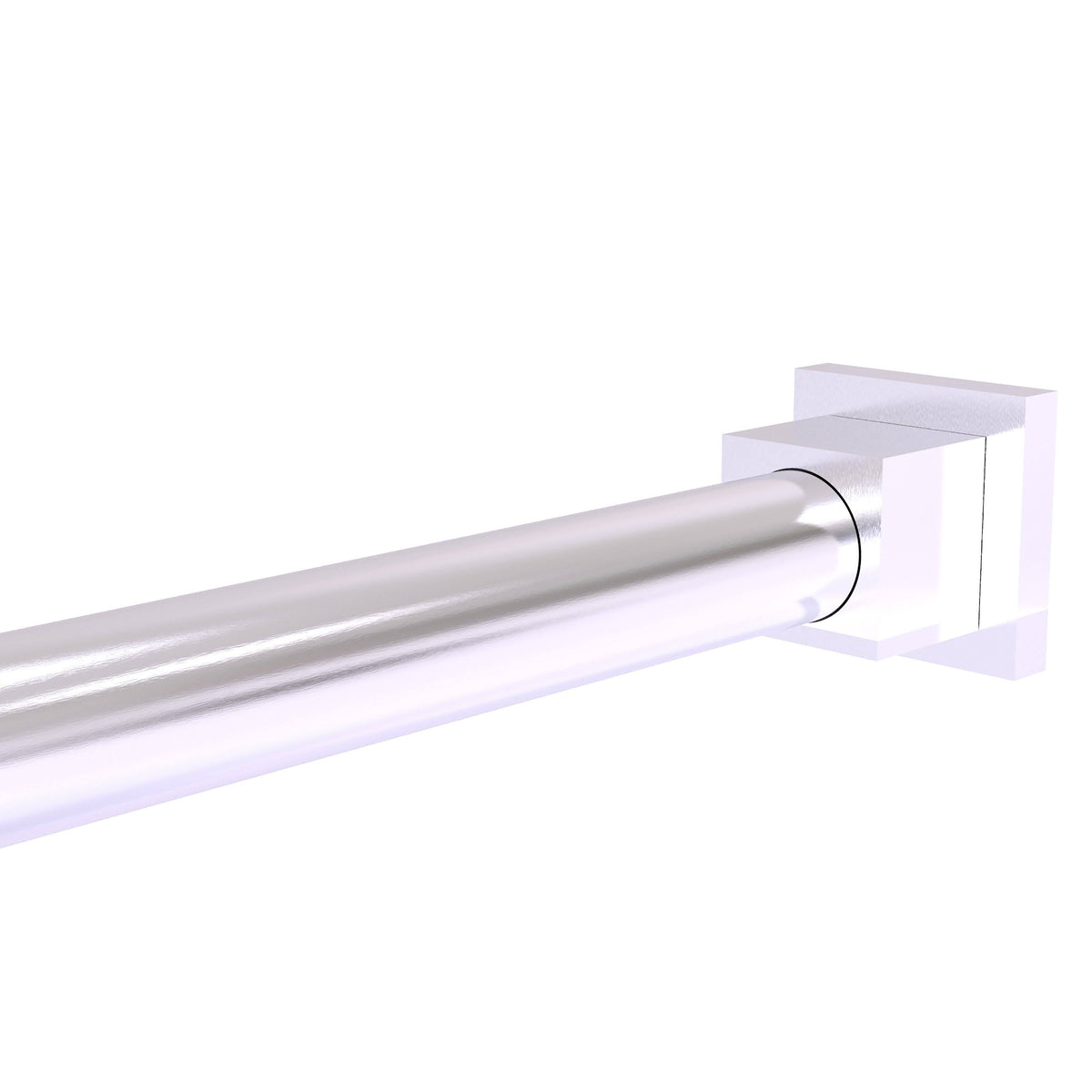 Satin Chrome Shower Rod Brackets C63553