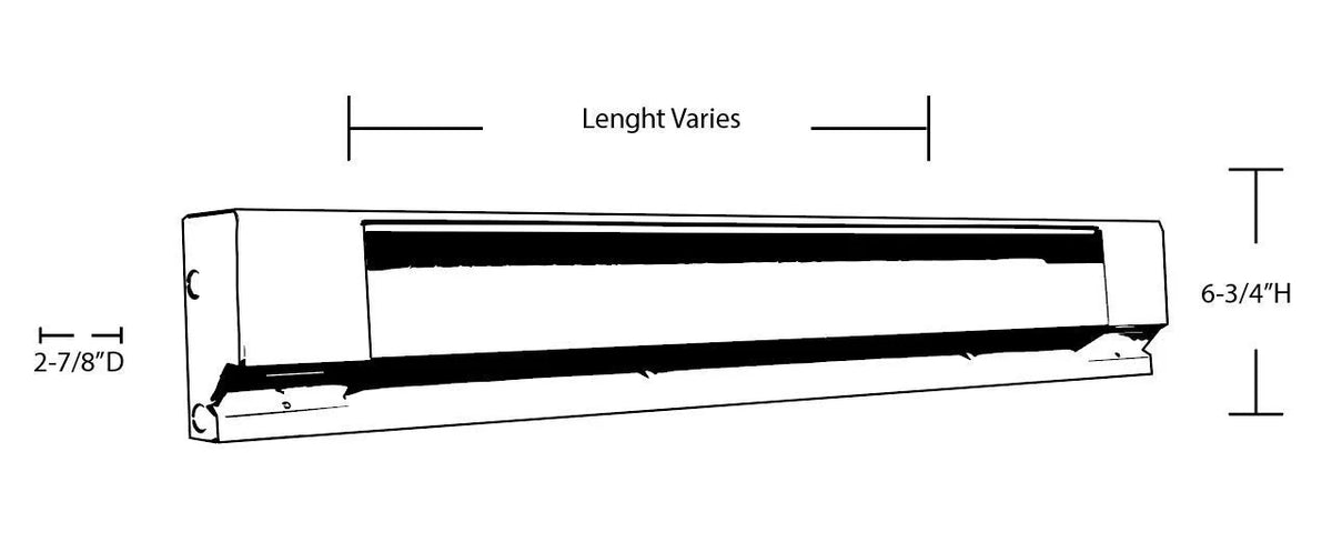 4' Baseboard Heater X10899