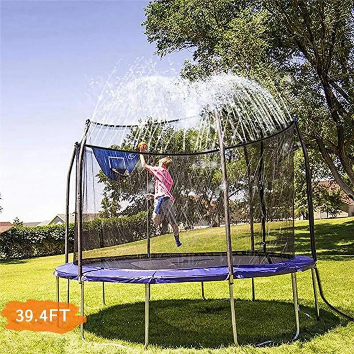 Trampoline Water Park Sprinkler Toys 39.4Ft P4672