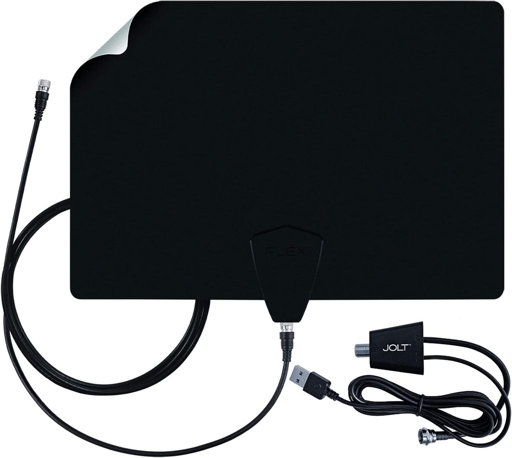 4K Ready Amplified TV Antenna with 12 ft. Coaxial Cable W55616