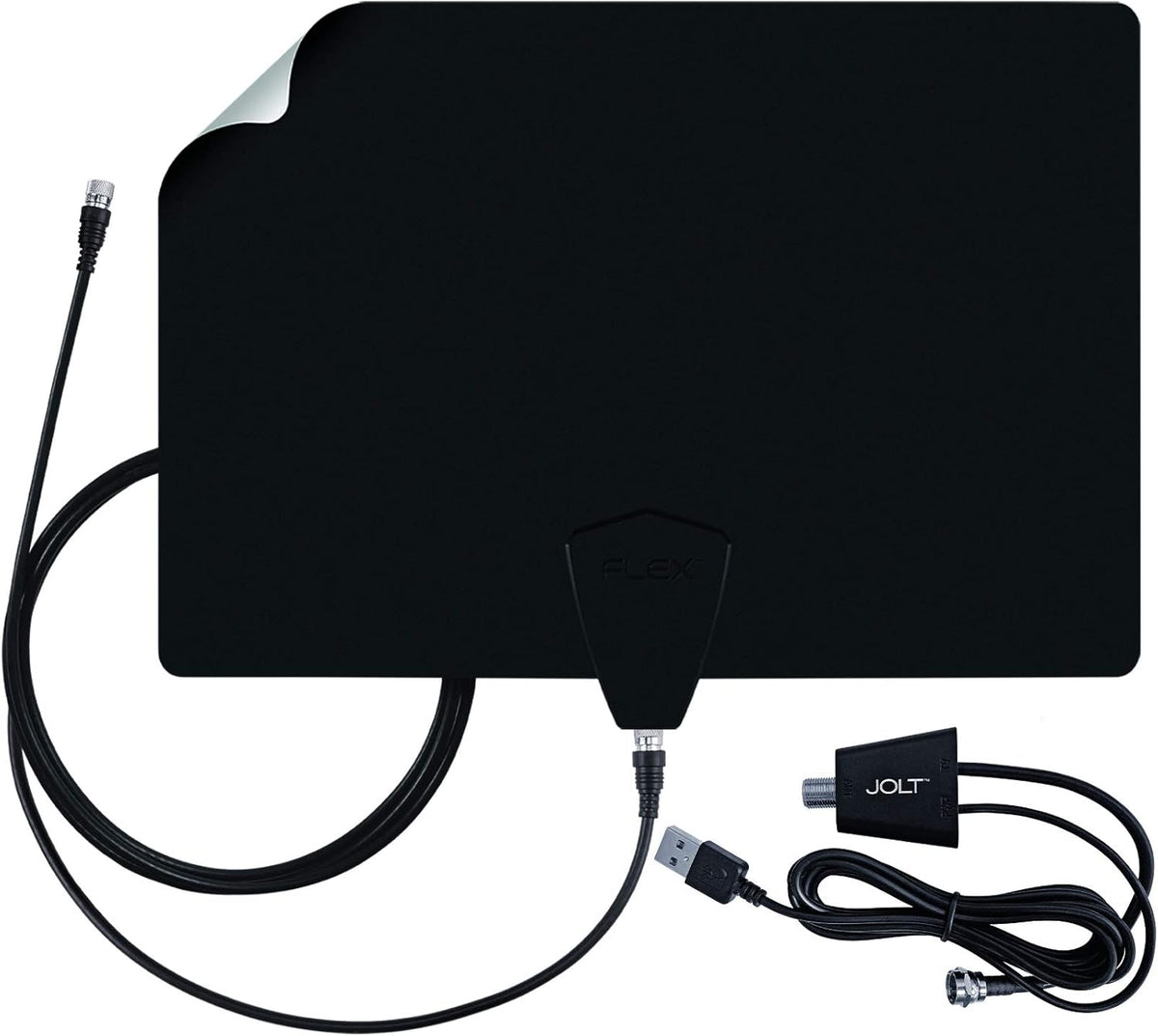 4K Ready Amplified TV Antenna with 12 ft. Coaxial Cable W55616