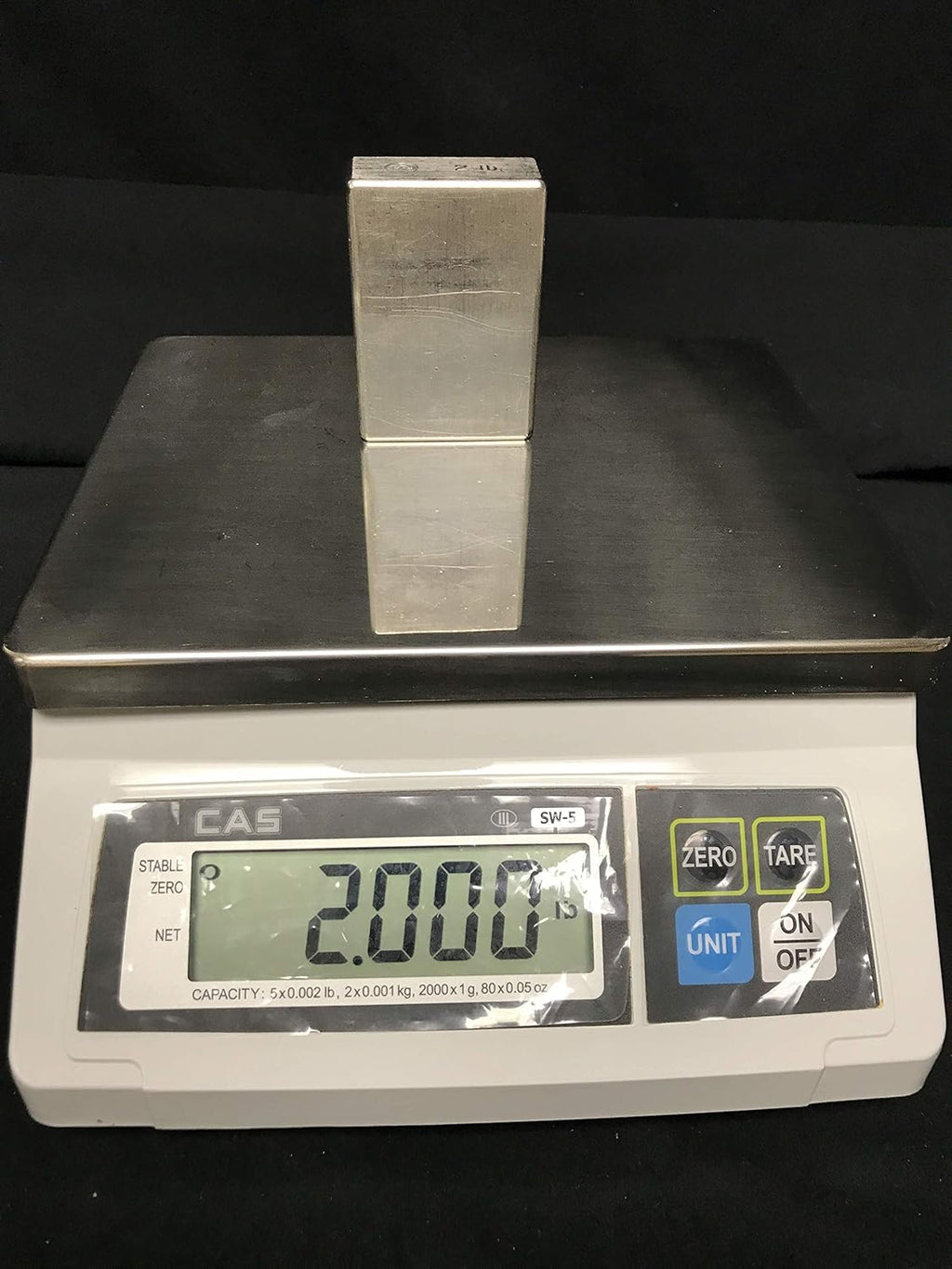 Food Service Scale, 5 x 0.002 lbs, Kg/g/Oz/Lb Switchable R187