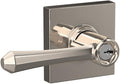 Polished Nickel Keyed Entry Lever Lock, Pack of 2 P45236