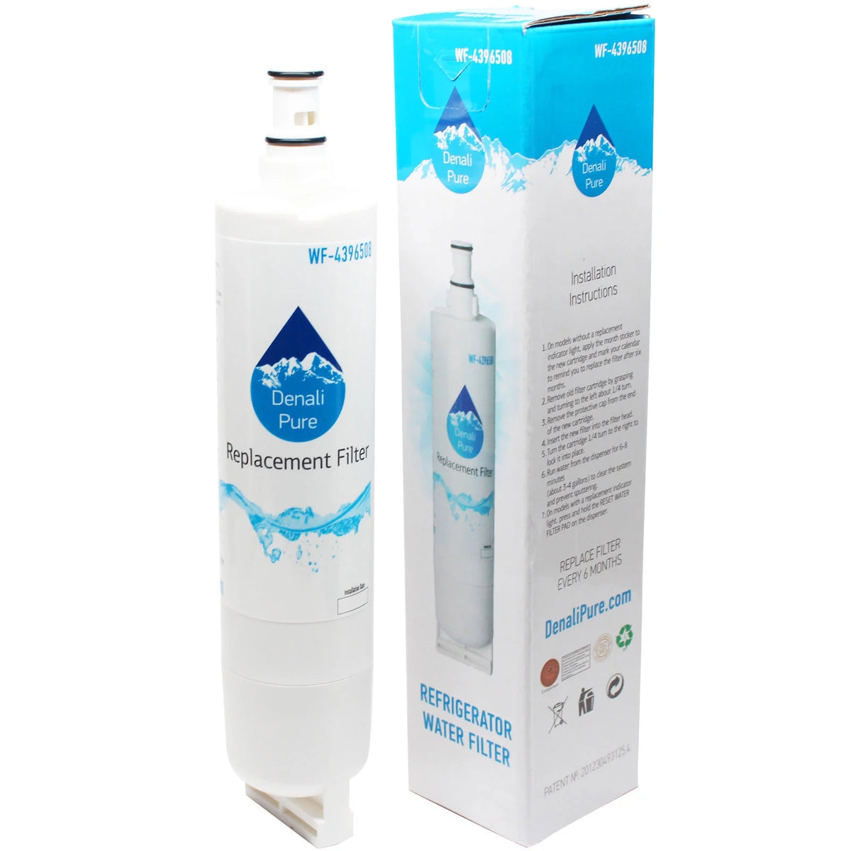 6-Pack Replacement Refrigerator Water Filter Cartridge C605745