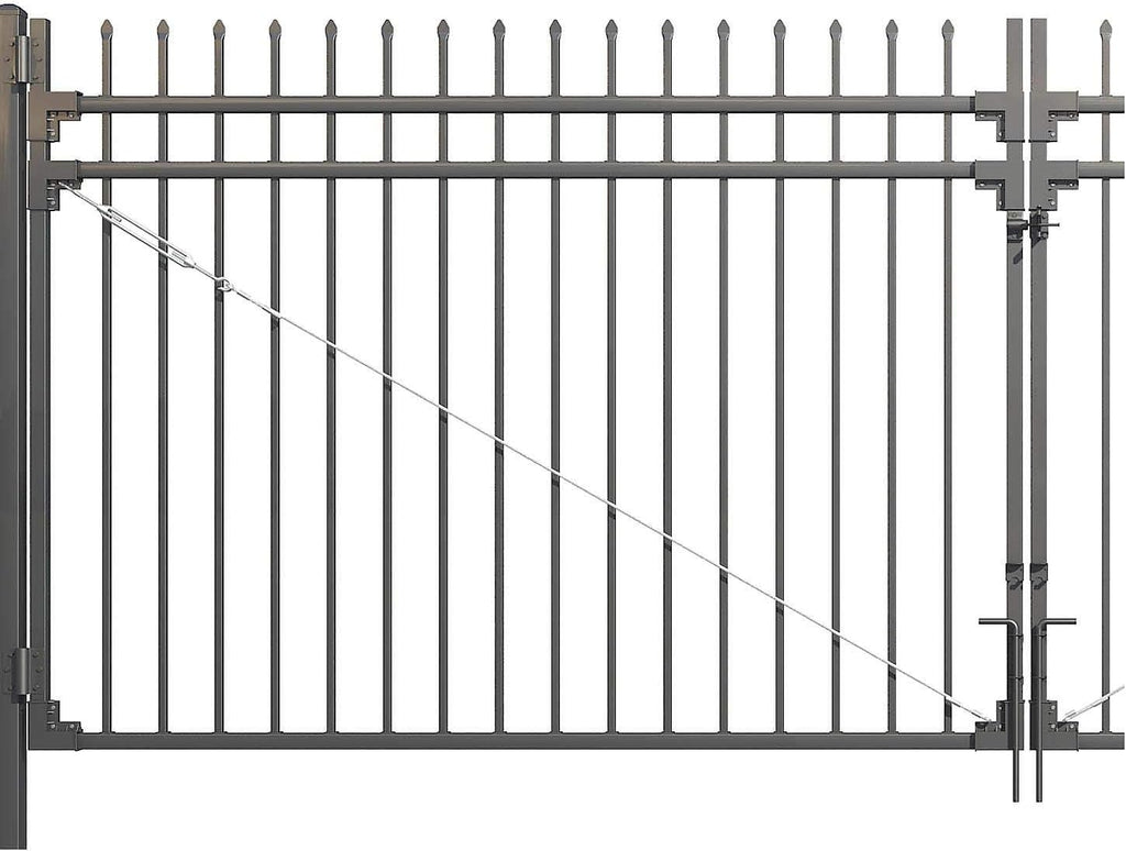 Black Cane Bolt 18 x 1/2 Steel Pack of 2 T281