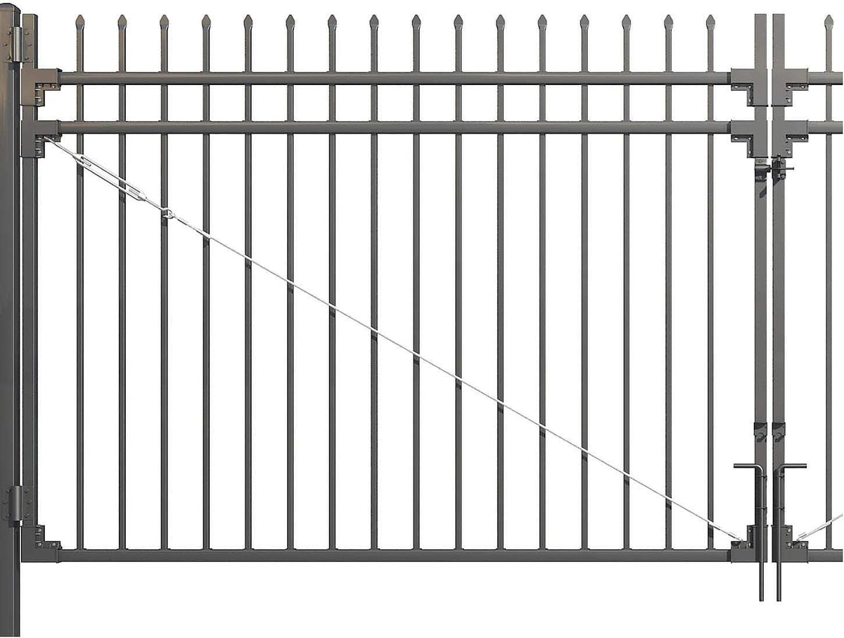 Black Cane Bolt 18 x 1/2 Steel Pack of 2 T281
