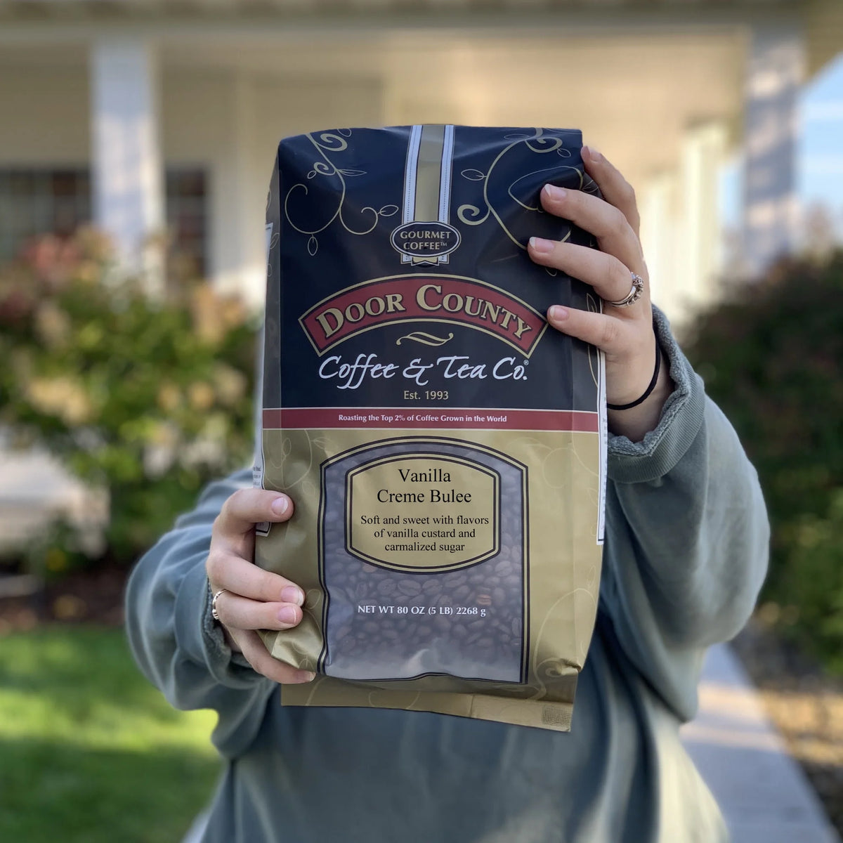 Vanilla Creme Brulee Whole Bean Arabica Coffee, 5 LB T166460