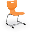 Orange Cantilever Student Chair 5-Pack X321