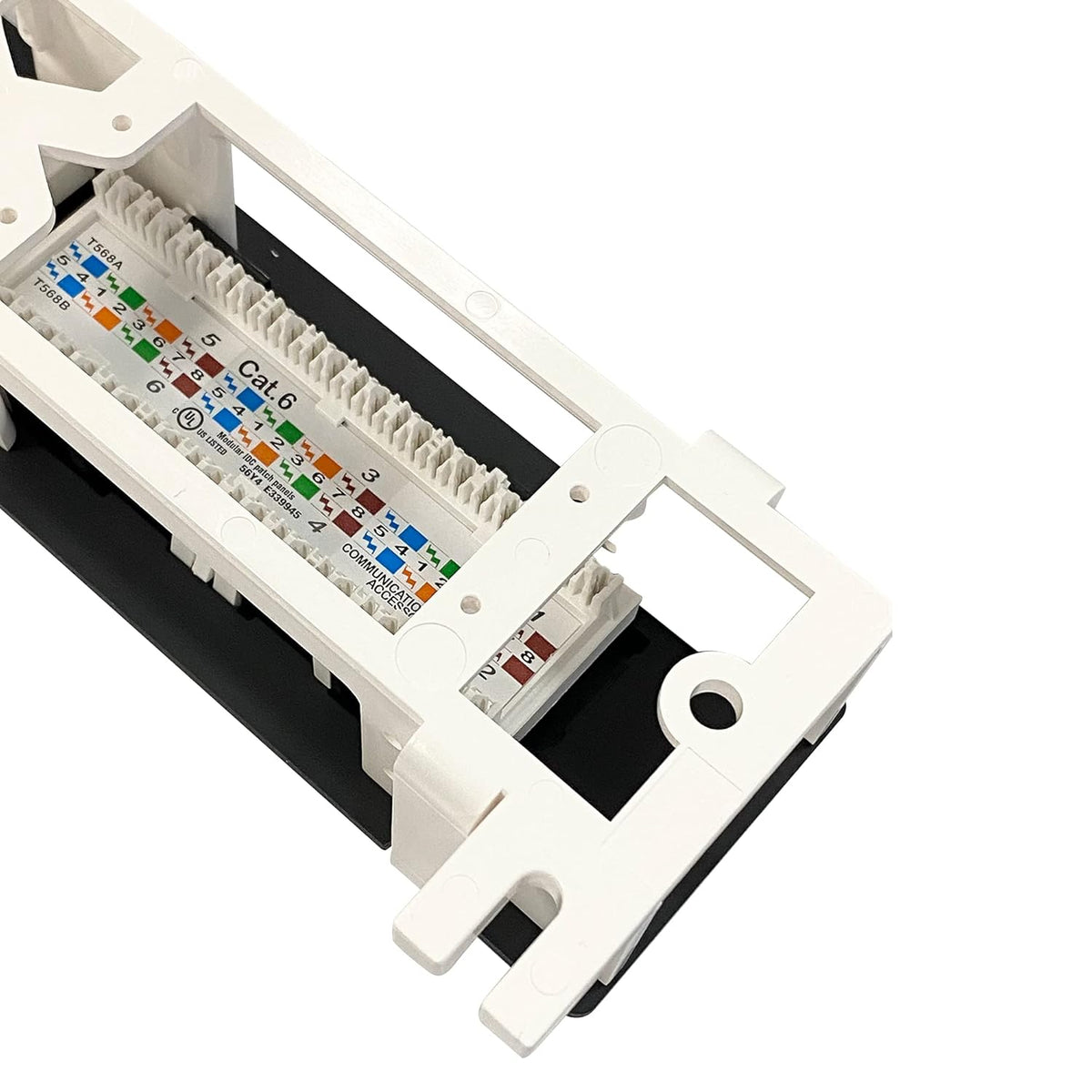 12-Port Vertical Patch Panel with 89D Bracket, Pack of 2 P257