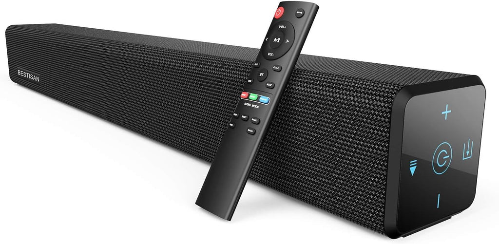 32 Inch 2.1 Channel Bluetooth Soundbar with Built-in Dual Subwoofer F8344