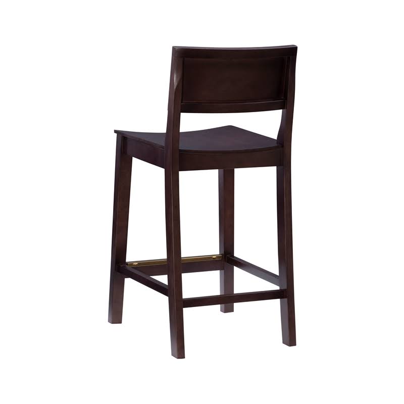 Set of Two Brown Counter Stools E8941