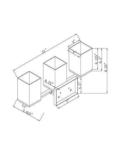 3-Light Chrome Bath Light V844949